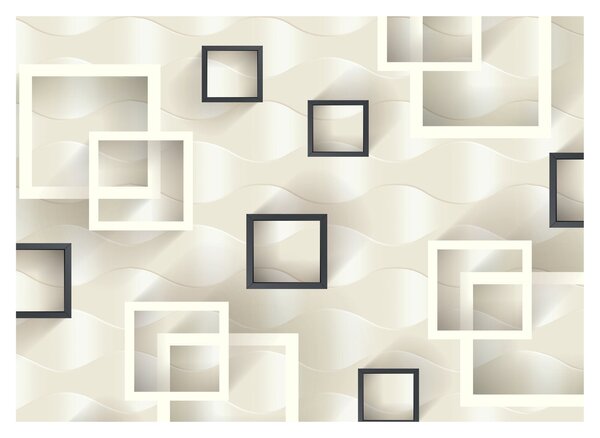 Geometrický abstraktný obraz (70x50 cm)