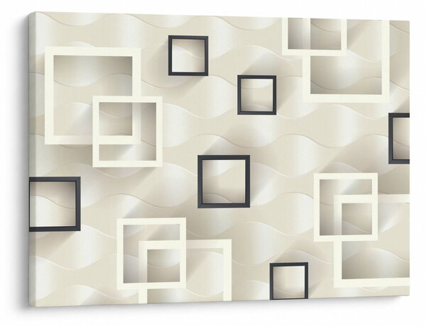 Geometrický abstraktný obraz (70x50 cm)