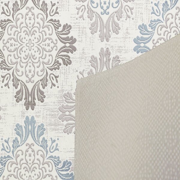 ASIR Koberec 160 x 230 KVETY biely