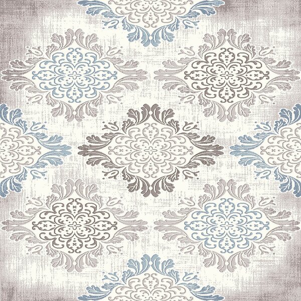 ASIR Koberec 160 x 230 KVETY biely
