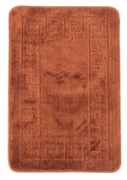Kúpeľňový koberček MONO 1030 NEW BROWN 4605 1PC grécky, hnedý