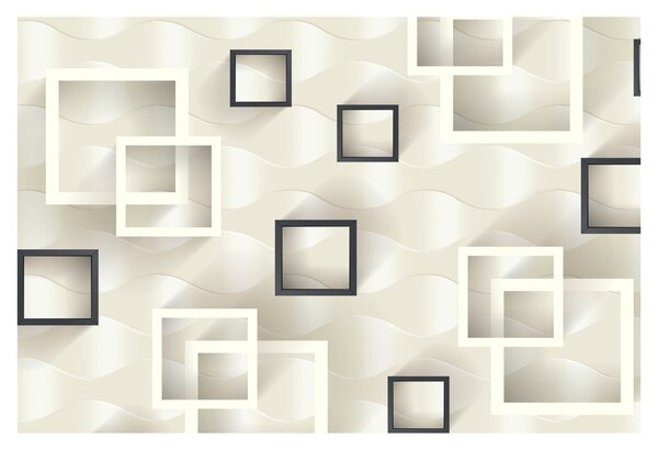 Geometrický abstraktný obraz (90x60 cm)