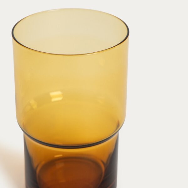 Sada pohárov IRMA jantárová 790768 450 ml (4 ks)