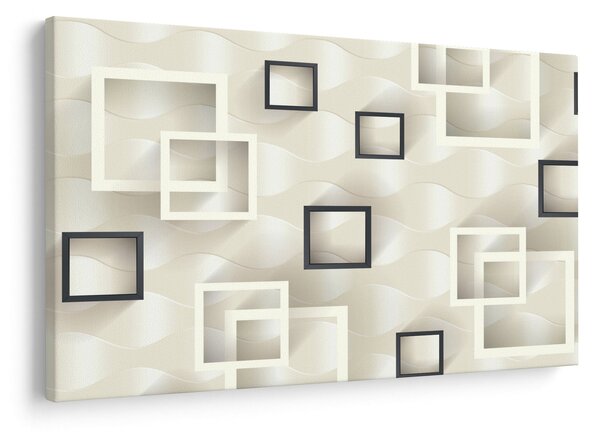 Geometrický abstraktný obraz (90x60 cm)