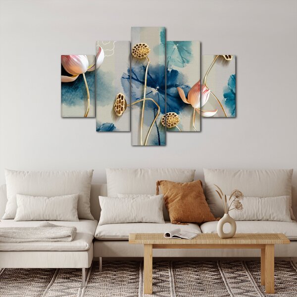Obraz s kvetmi (150x105 cm)