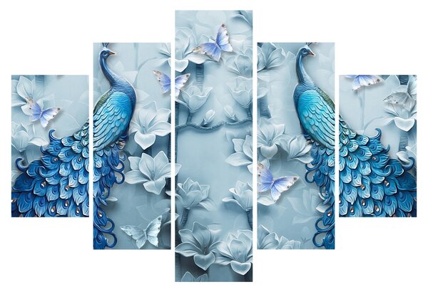 Obraz pávov (150x105 cm)