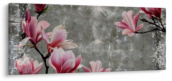 Obraz s kvetmi (120x50 cm)