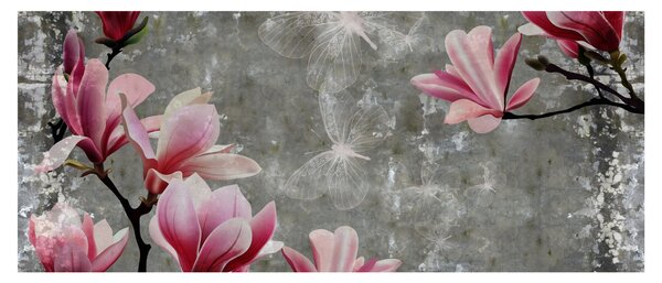 Obraz s kvetmi (120x50 cm)