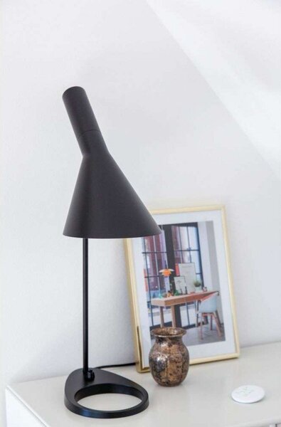 Stolové Lampa Louis Poulsen, AJ, Čierna, Obývacia izba, Kov, Dizajnový