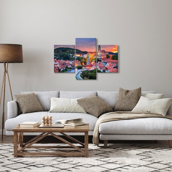 Obraz - Český Krumlov (90x60 cm)