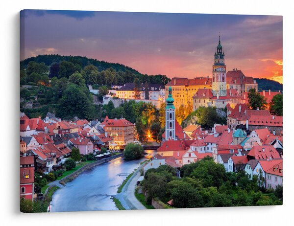 Obraz - Český Krumlov (70x50 cm)