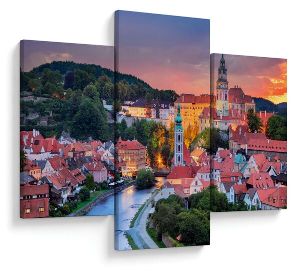 Obraz - Český Krumlov (90x60 cm)