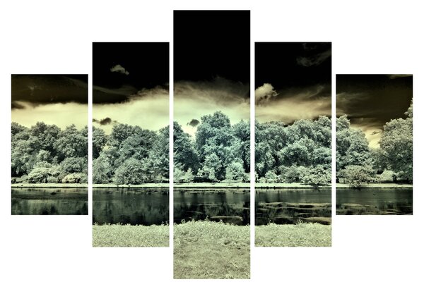 Obraz vodnej plochy (150x105 cm)