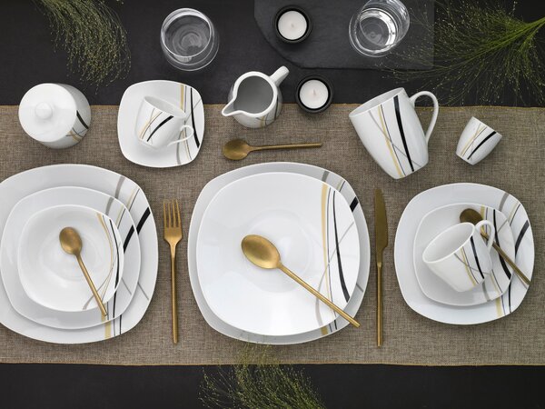 KOMBINOVANÝ SERVIS Square - City Line 62-dielne Creatable - Online Only bytové doplnky, Online Only