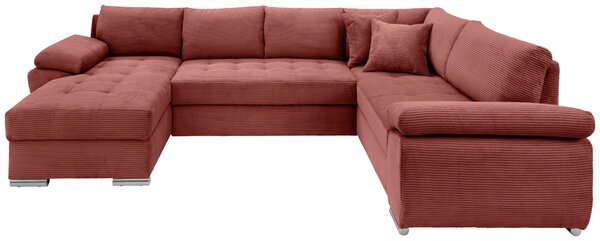 SEDACIA SÚPRAVA, textil, koralová Livetastic - Sedačky, Online Only