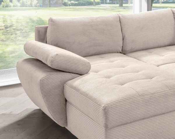 SEDACIA SÚPRAVA, textil, béžová P & B - Sedačky, Online Only