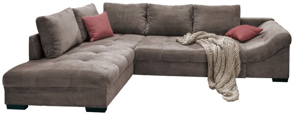 ROHOVÁ SEDAČKA, textil, taupe P & B - Sedačky, Online Only