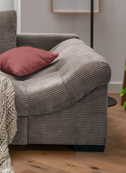 ROHOVÁ SEDAČKA, textil, taupe P & B - Sedačky, Online Only