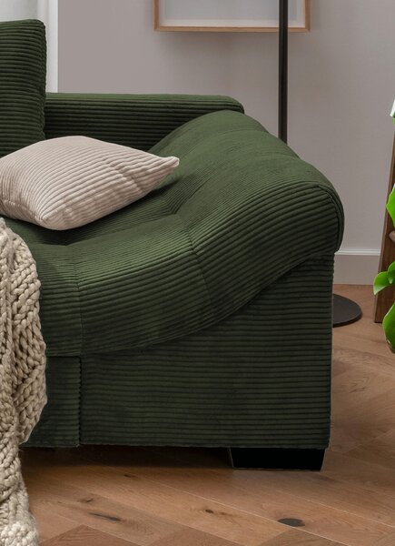ROHOVÁ SEDAČKA, textil, tmavozelená P & B - Sedačky, Online Only