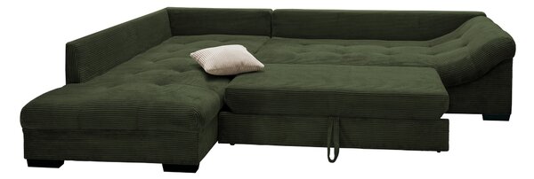 ROHOVÁ SEDAČKA, textil, tmavozelená P & B - Sedačky, Online Only