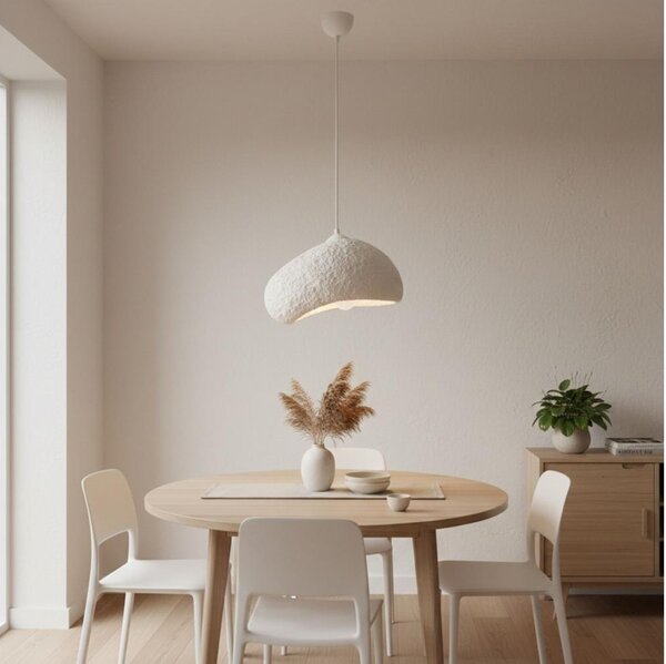 Brilagi - Luster na lanku WABI SABI 1xE27/40W/230V priemer 32 cm biela