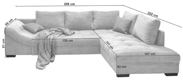 ROHOVÁ SEDAČKA, textil, tmavozelená P & B - Sedačky, Online Only