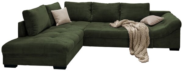 ROHOVÁ SEDAČKA, textil, tmavozelená P & B - Sedačky, Online Only