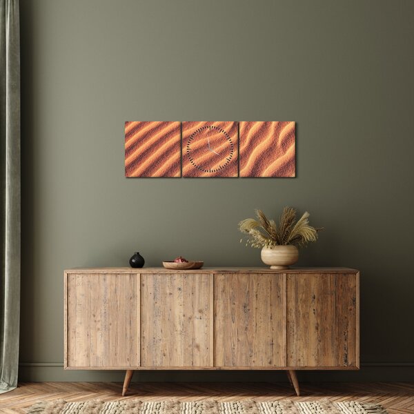 Obraz púšte (s hodinami) (90x30 cm)