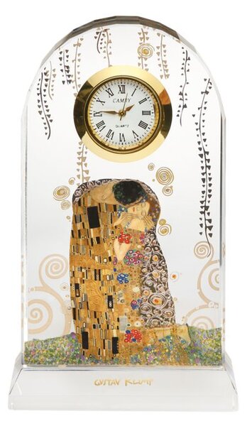 Krištáľové Hodiny The Kiss - Artis Orbis, Gustav Klimt