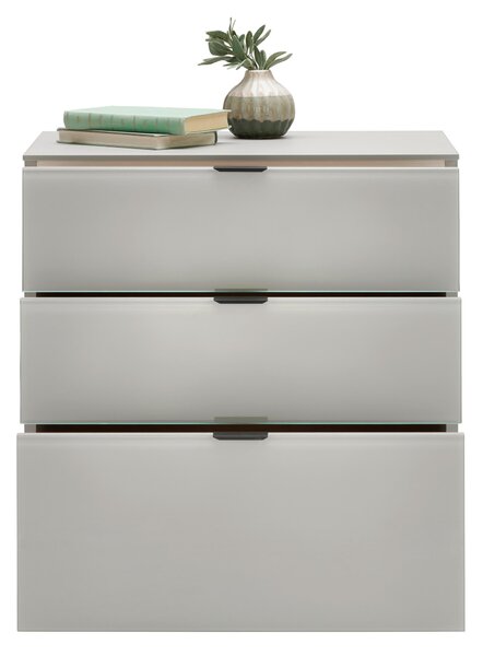 NOČNÝ STOLÍK, krémová, 58/62/40 cm Moderano - Spálňové sety