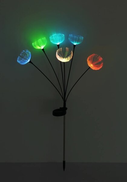 Globo 36091 - RGB LED solárne svietidlo 6xLED/0,1W/1,2V IP44