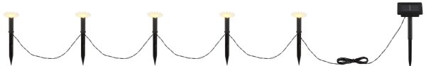 Globo 36354-5 - LED solárny reťazec 5xLED/0,06W/3V IP44 kvety