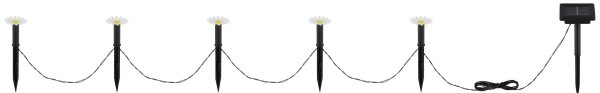 Globo 36354-5 - LED solárny reťazec 5xLED/0,06W/3V IP44 kvety