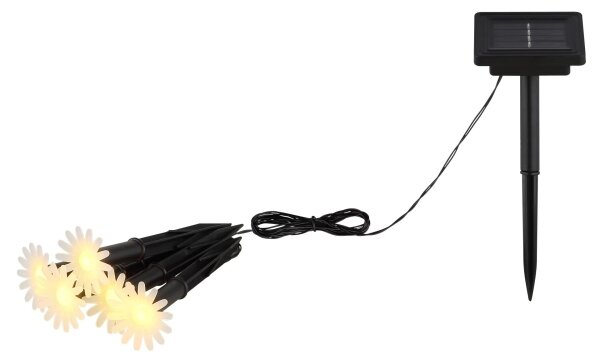 Globo 36354-5 - LED solárny reťazec 5xLED/0,06W/3V IP44 kvety