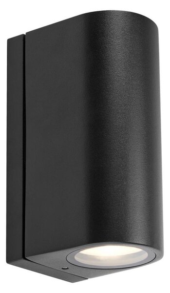 Markslöjd 109110 - LED stmievateľné vonkajšie nástenné svietidlo ALOR 2xLED/4,9W/230V IP65 čierna