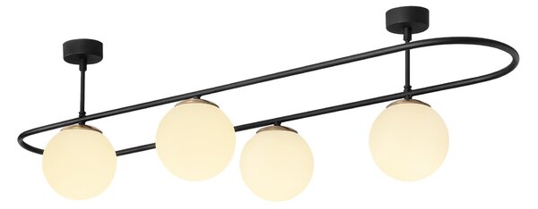 ASIR Luster ABAKUS - 4891 čierna biela