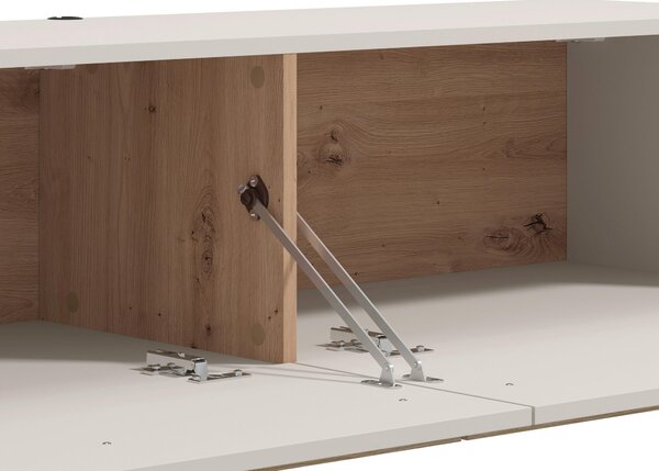 NÍZKA KOMODA, kašmírová, dub artisan, 154/32/41,5 cm Xora - TV nábytok