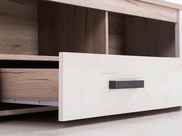 TV DIEL, farba duba, farba strieborného duba, 151,5/49,5/43,5 cm Ti'me - TV nábytok