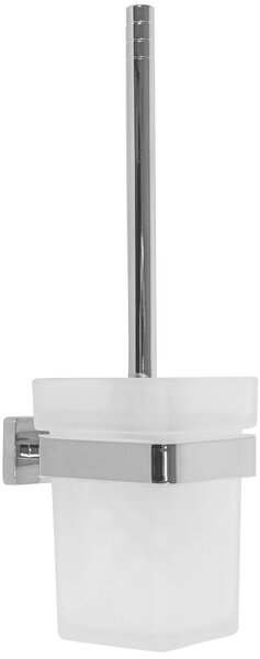 Rea príslušenstvo, kovový stojan na WC s kefou ERLO 05, chrómová, REA-80012
