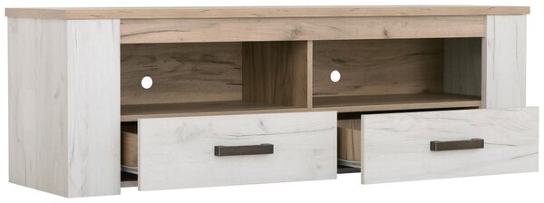 TV DIEL, farba duba, farba strieborného duba, 151,5/49,5/43,5 cm Ti'me - TV nábytok