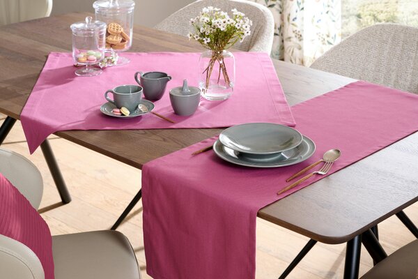 OBRUS, 80/80 cm, ružová Novel - Textil do domácnosti