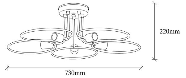 ASIR Luster CIRCLE - 1346 čierny