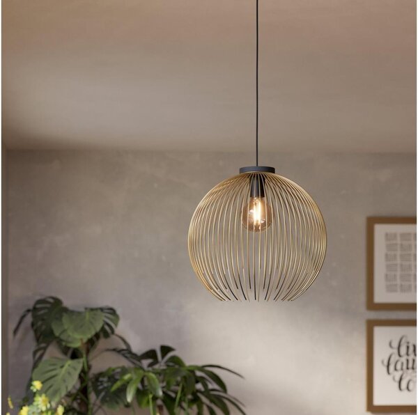 Eglo 901003 - Luster na lanku VENEZUELA 1xE27/40W/230V zlatá