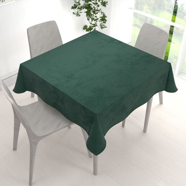 Biante Zamatový štvorcový obrus Velvet Prémium SVP-044 Lesná zelená 50x50 cm