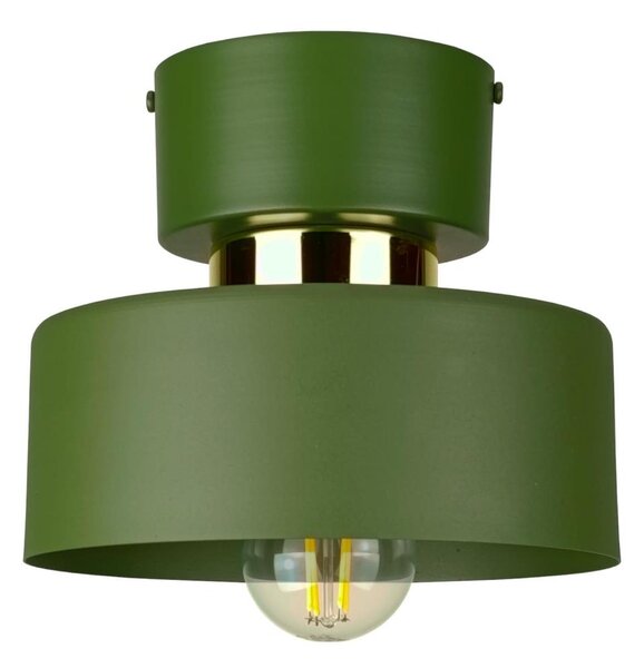 Stropné svietidlo IGNIA 1xE27/60W/230V zelená/zlatá