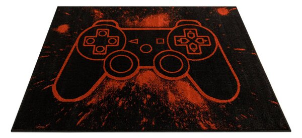 Koberec Lima G932A Gamepad čierny / svetločervený