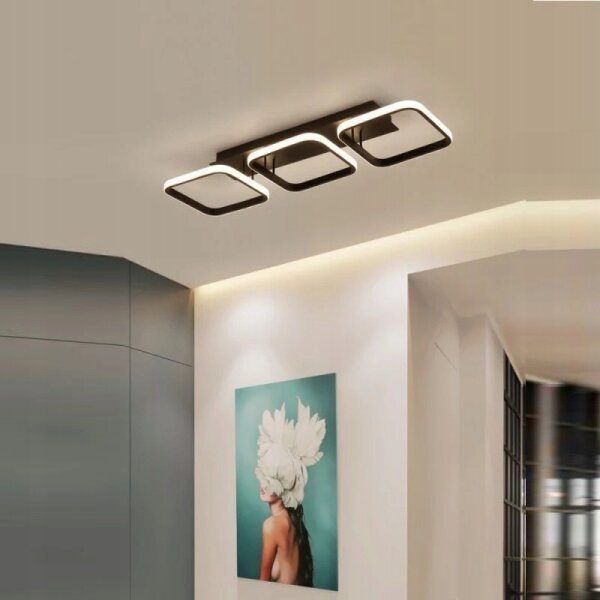 LED stropné svietidlo LED/33W/230V čierne