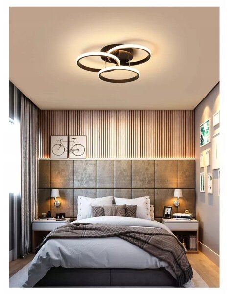 LED stropné svietidlo LED/38W/230V čierna