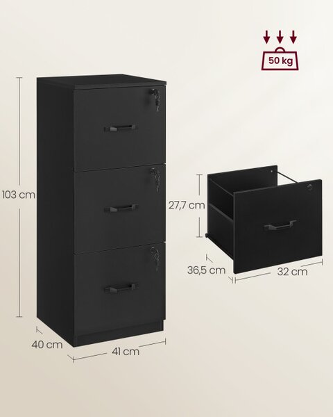 Kancelárska skrinka OFC055B16