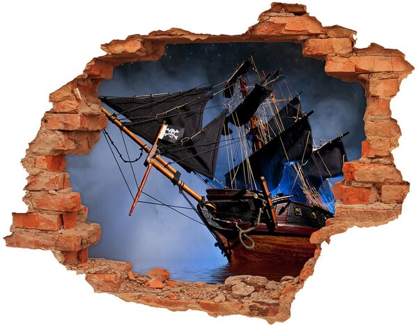 Diera 3D fototapeta na stenu Pirátska loď nd-c-131945786